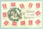 PAP carte postale avec IDTimbre International  "les timbres et leurs secrets"