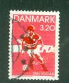 Danemark 1989 Y&T 945 oblitr football