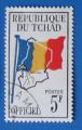 Tchad 1966 - Service 3 - Drapeau (Obl)