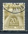 Timbre FRANCE  Taxe 1946 - 55  Obl  N 87   Y&T
