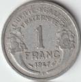 1 Franc Morlon 1947B de 1947