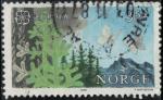 Norvge 1986 CEPT Protection de la Nature Sapins et Papillons Y&T NO 903 SU