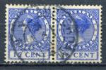Timbre  PAYS BAS  1926 - 28  Obl   N 178  Paire Horizontale   Y&T   Personnage
