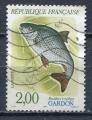 Timbre FRANCE  1990 Obl  N 2663 Y&T poissons