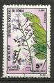 Congo 1971; Y&T n TA 48; 5F flore, Palissandre d'Afrique en  fleurs
