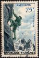 FRANCE - 1956 - Y&T 1075 - Alpinisme - Oblitr