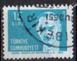TURQUIE N° 2418 o Y&T 1983 Portrait  d'Atatürk