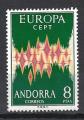 Europa 1972 Andorre Espagnol Yvert 64A neuf ** MNH