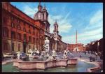 CPM  Italie ROMA Piazza Navona   Rome   Place Navona  voitures cars Fiat