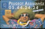 Telecarte - Carte tlphonique ; Peugeot Assistance - F387