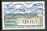 France Oblitr Yvert N1750 Central tlphonique Tuileries 1973