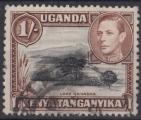 1938 KENYA OUGANDA  obl 57 dent courte