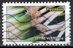 France 2012; Y&T n aa746; lettre verte 20g, carnet lgumes, poireau