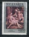 Timbre du NICARAGUA  PA  1984  Obl  N 1064  Y&T  Peinture