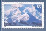 USA Poste arienne N129 Mont Mc Kinley oblitr