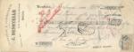 Mandat Tannerie & corroierie J. Denoyelles - Roubaix - Timbre fiscal 50c (1910)