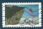 N527 Fte du timbre - Falaise autoadhsif oblitr