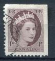 Timbre CANADA 1954 Obl  N 267 ( dentel 2 cts )  Y&T  Personnage