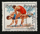 Pologne 1987 - YT 2929 - oblitr - lutte
