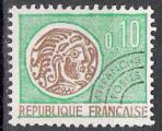 France pro 1964; Y&T n 123; 0,10F, monnaie gauloise