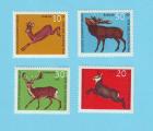 ALLEMAGNE GERMANY ANIMAUX DAIM CERF 1966 / MLH*