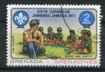 Timbre de GRENADE  1977  Obl  N 217  Y&T  Scoutisme