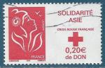 N3745 Solidarit Asie - Croix-Rouge franaise oblitr