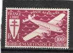 Timbre Colonies Franaises Neuf / Martinique / 1945 / Y&T NPA5.