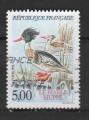 France timbre n 2788 ob anne 1992 Canard espce protege , Harle Hupp