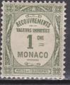 MONACO Taxe N 13 de 1924 neuf**