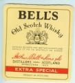 BELL'S old scotch Whisky  autocollant PUBLICITAIRE / STICKOPHILE / ALCOOL