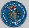 Ecusson Police P.A.C.A Vaison La Romaine 84