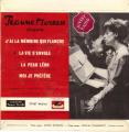 EP 45 RPM (7")  Jeanne Moreau  "  J'ai la mmoire qui flanche  "