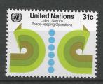 NATIONS UNIES - NY - 1980 - Yt n 313 - N** - Opration maintien de la paix