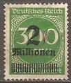 allemagne (empire) - n 282  neuf/ch - 1923