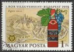 Timbre oblitr n 2246(Yvert) Hongrie 1972 - Eger, Concours mondial des vins