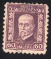Tchcoslovaquie 1930 Oblitr Used Stamp Prsident Thomas Garrigue Masaryk 60 Ha
