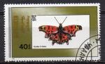 MONGOLIE N 1789 o Y&T 1990 Faune papillon (Polygone saturne)