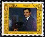 Cuba 1988 - Portrait de Rodriguez Morey par Eug. Gonzales Olivera - YT 2817 