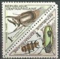 Centrafrique 1962 - Timbre-taxe/Due stamp, coloptres - YT T 3 & 4 se-tenant **