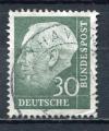 Timbre  ALLEMAGNE RFA 1953 - 54   Obl    N  70    Y&T   Personnage 