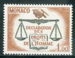 Monaco neuf ** n 661 anne 1964 droits de l'homme 