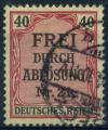 Allemagne : Service n 7 oblitr anne 1903