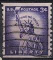 Etats Unis 1954 Oblitr Statue de la Libert Liberty Island In God We Trust SU
