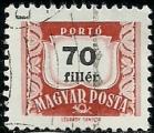 Hungra 1958-69.- Cifra. Y&T 230(B). Scott J260. Michel P236YI.