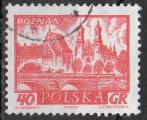POLOGNE N 1055 o Y&T 1960 Anciennes villes (Poznan)
