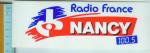 RADIO FRANCE NANCY 100.5 - Autocollant // lorraine