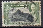 CEYLAN N 239 o Y&T 1935-1936 George V (Pic de Colombo)