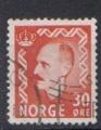 timbre NORVEGE 1950 - YT 326A - Le roi Haakon VII