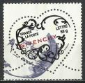 France 2007; Y&T n 3997; lettre 50g; coeur de Givenchy, St Valentin